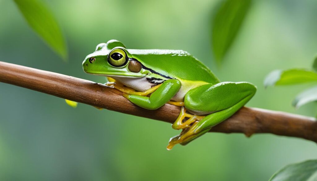 American green tree frog American green tree frog