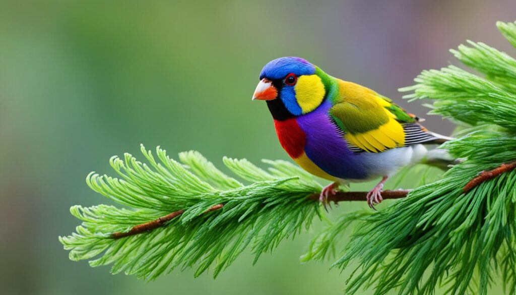 Gouldian finch