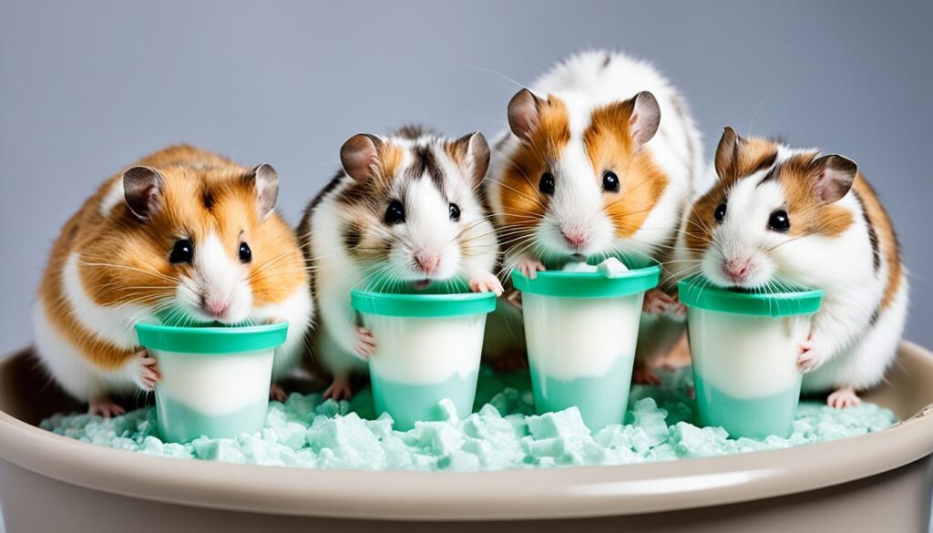 Hamsters and milk