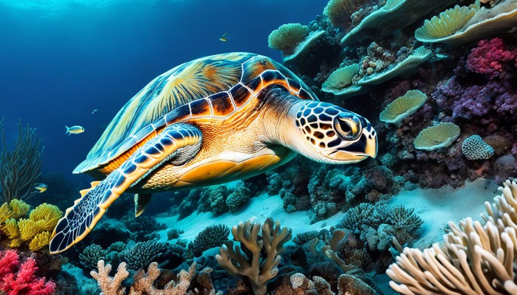 Loggerhead Sea Turtle Coloring and Fact Book Image