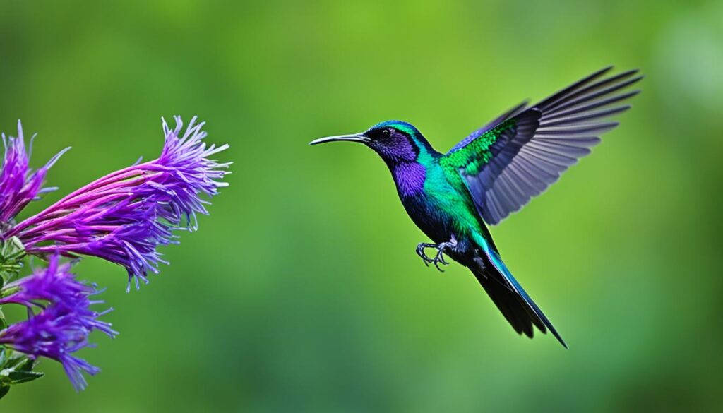 Uluguru violet-backed sunbird