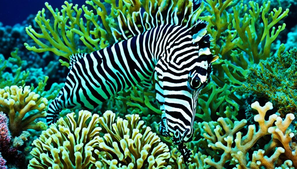 Zebra seahorse