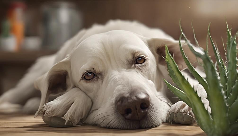 aloe toxicity in dogs