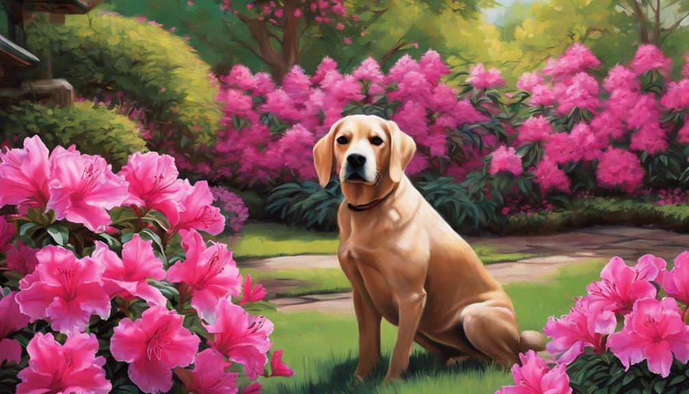 azaleas toxic to dogs