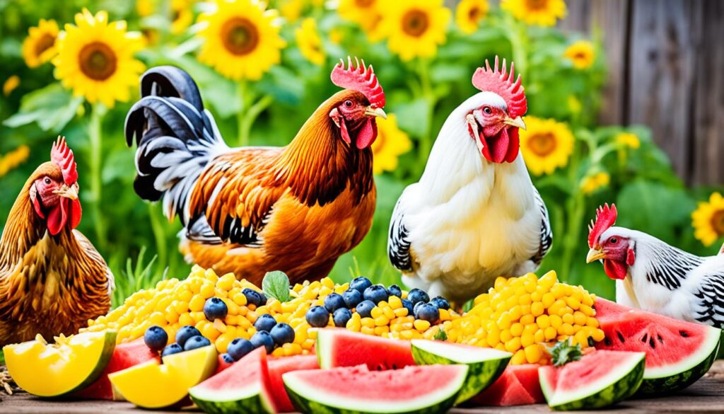 best treats for chickens