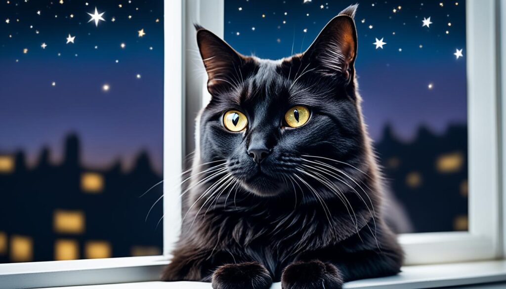 black cat companionship