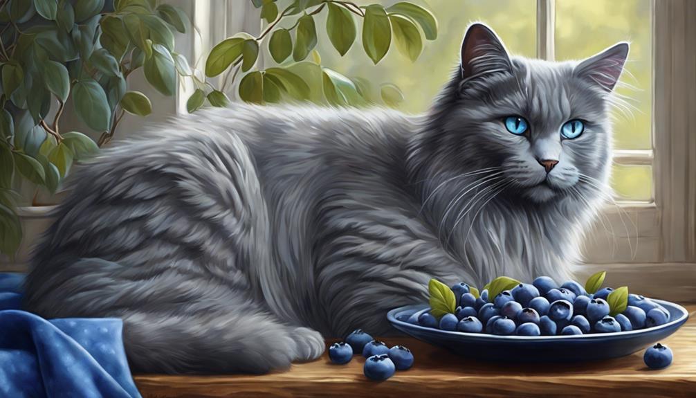 blueberries are good for cats