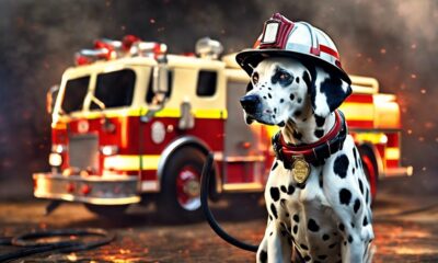 brave canine firefighting heroes