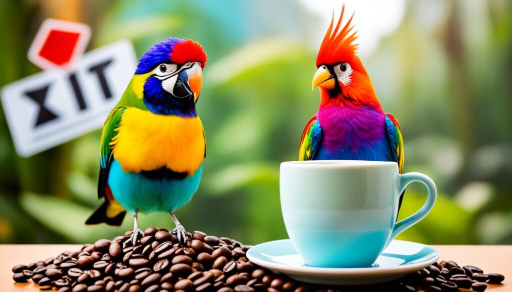 caffeine - toxic to birds