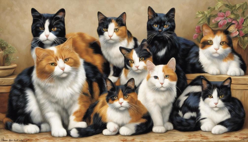 calico cats size differences