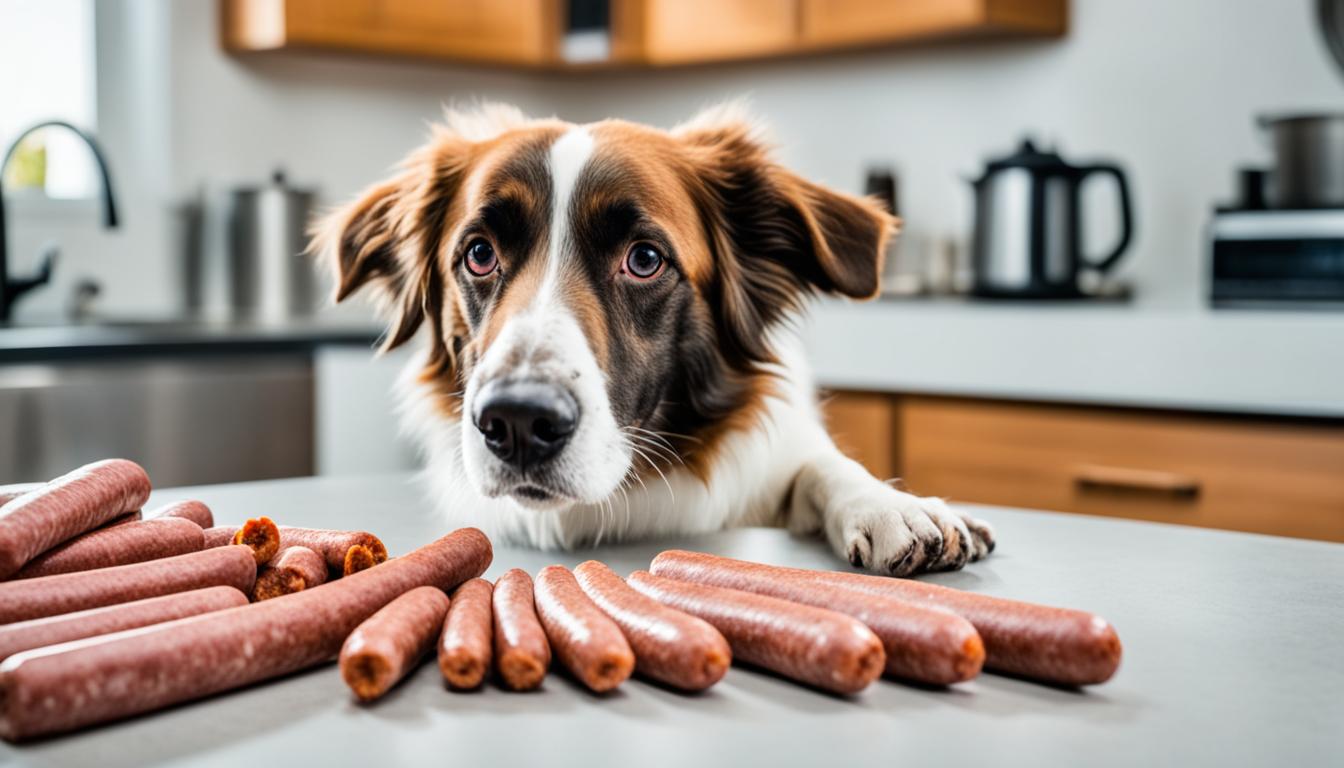 can dogs eat raw sausages