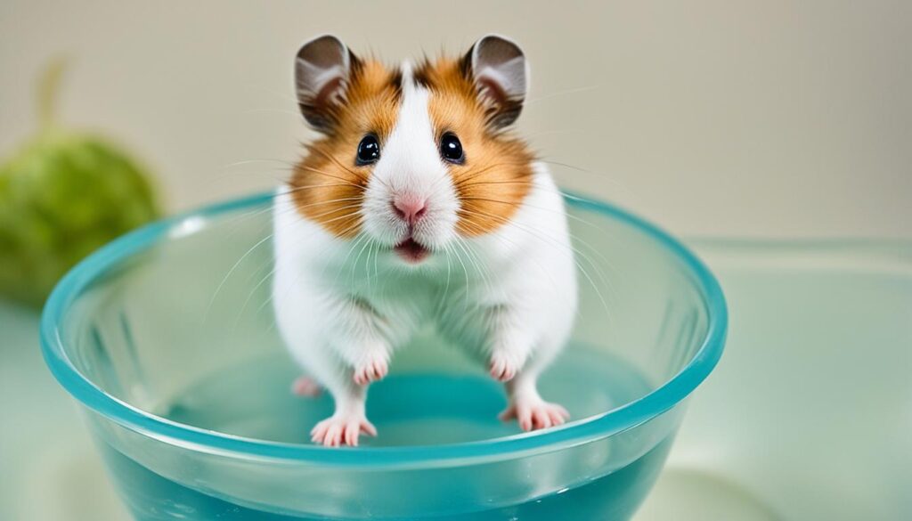 can hamsters safely drink out of bowls