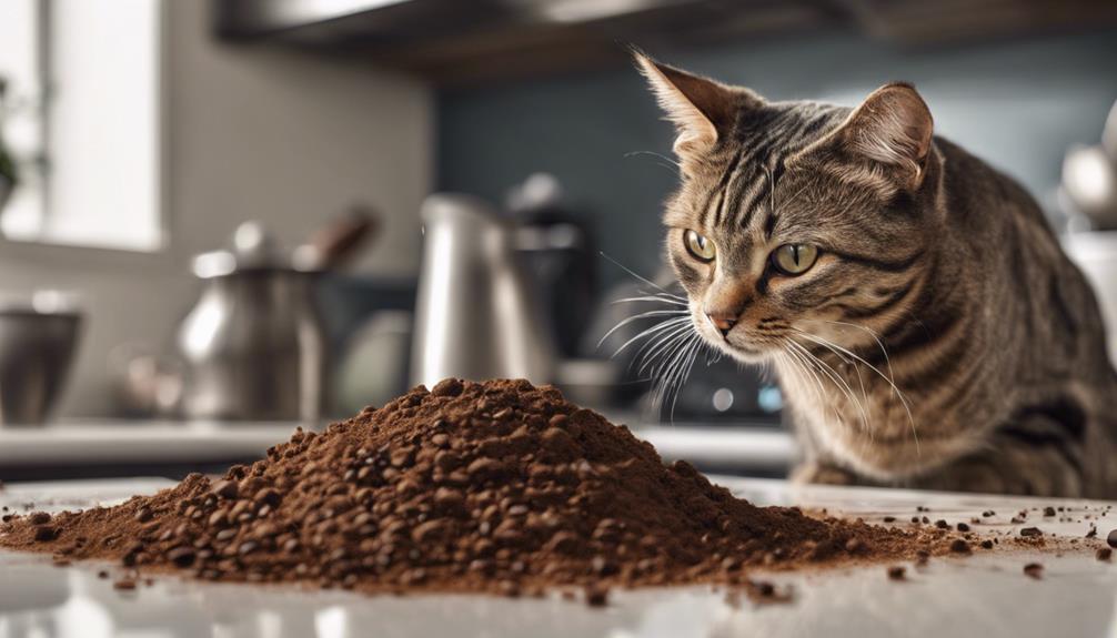 cat friendly coffee grounds disposal