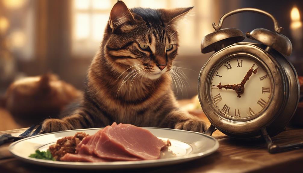 cat meat feeding schedule