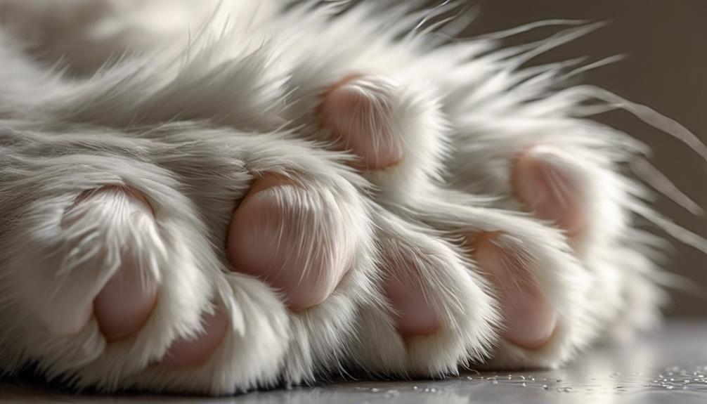 cat paw hygiene advice