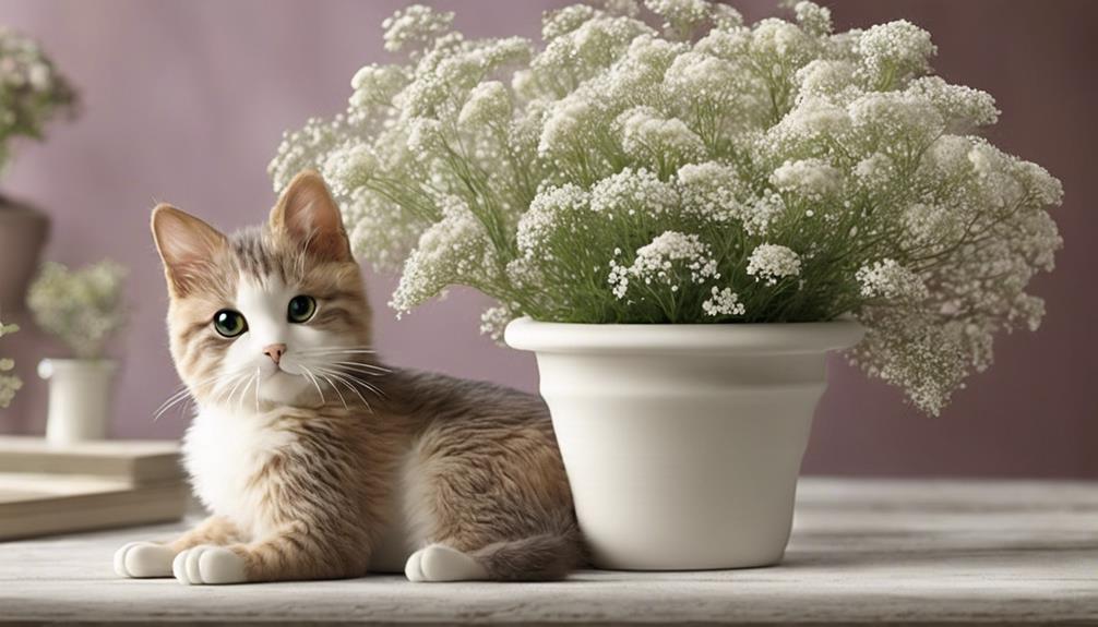 cats and flowers safety
