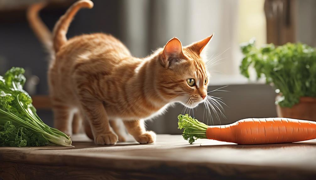 cats enjoy eating carrots