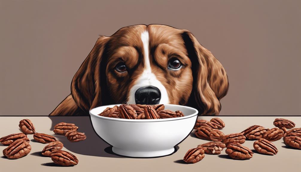 caution with pecans for dogs