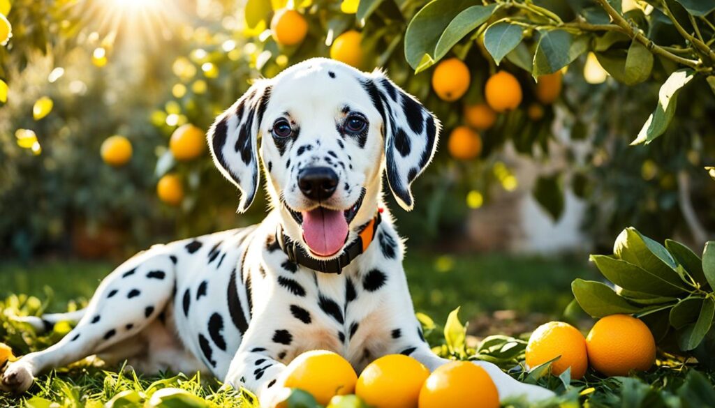 citrus and dogs