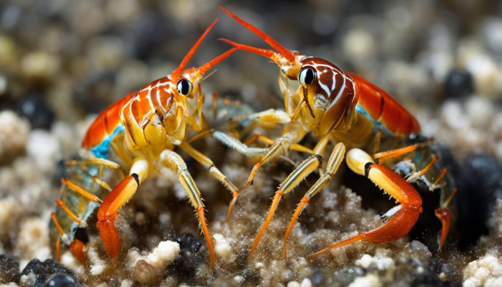 crustaceans mating