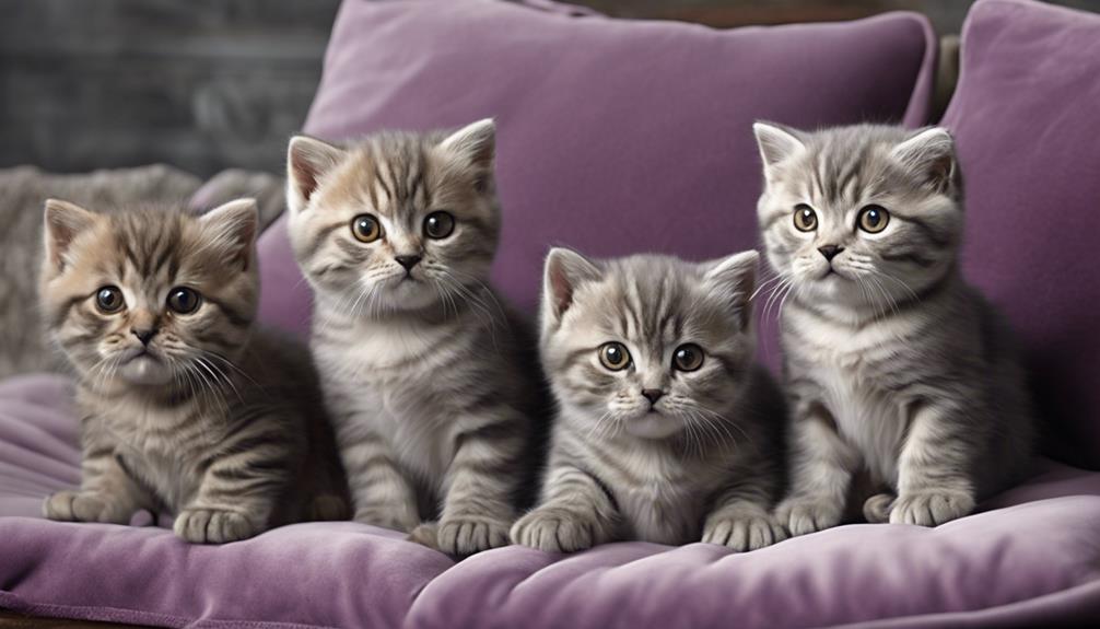 cute curled cats fur