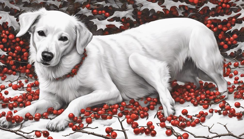 danger for dogs holly berries