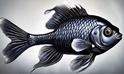 distinctive features of black moor goldfish