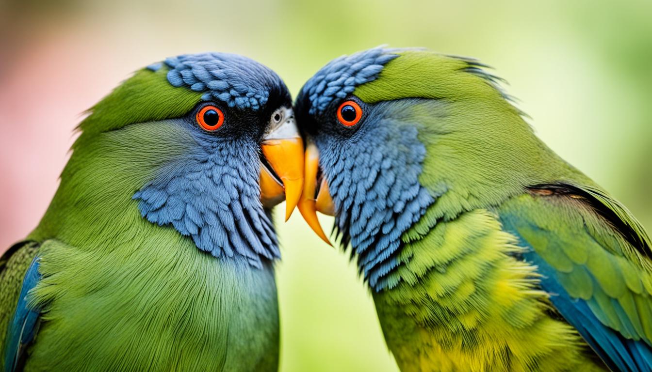 do birds kiss