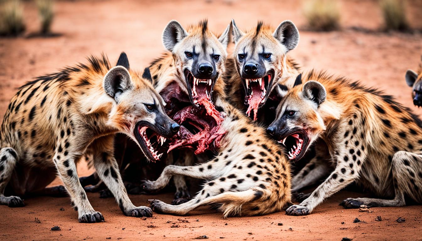 do hyenas eat lions