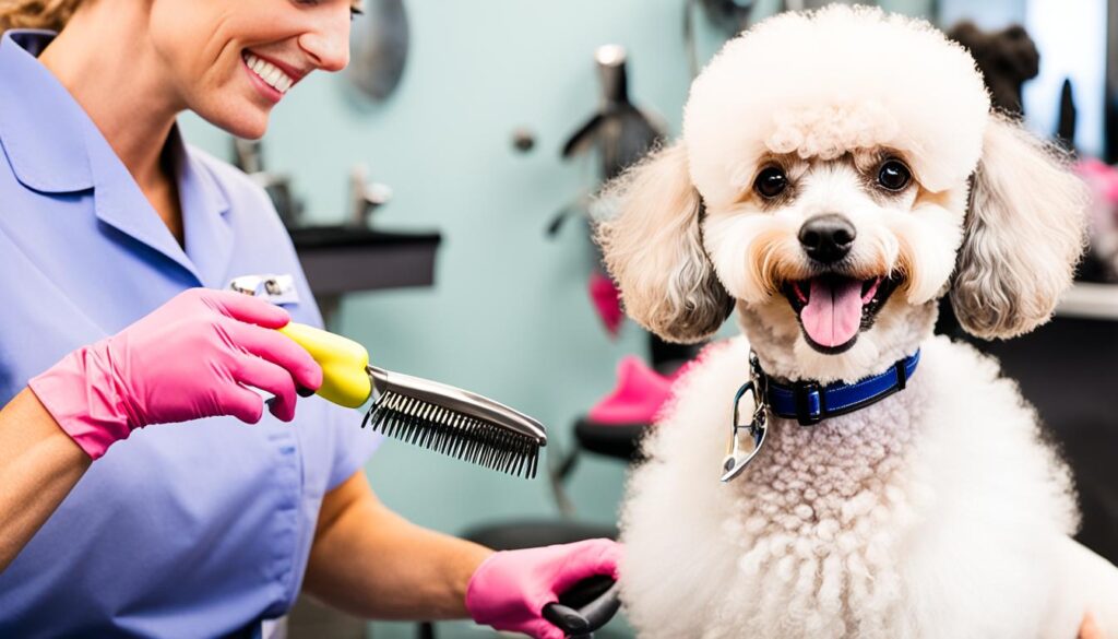 dog grooming services at Pampered Pups
