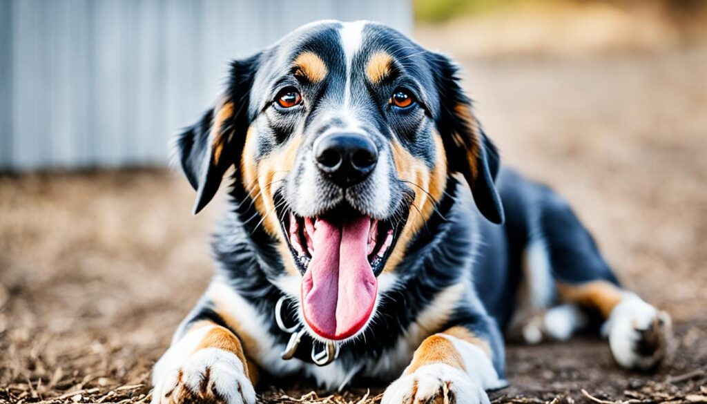 dog licking paws dog licking paws