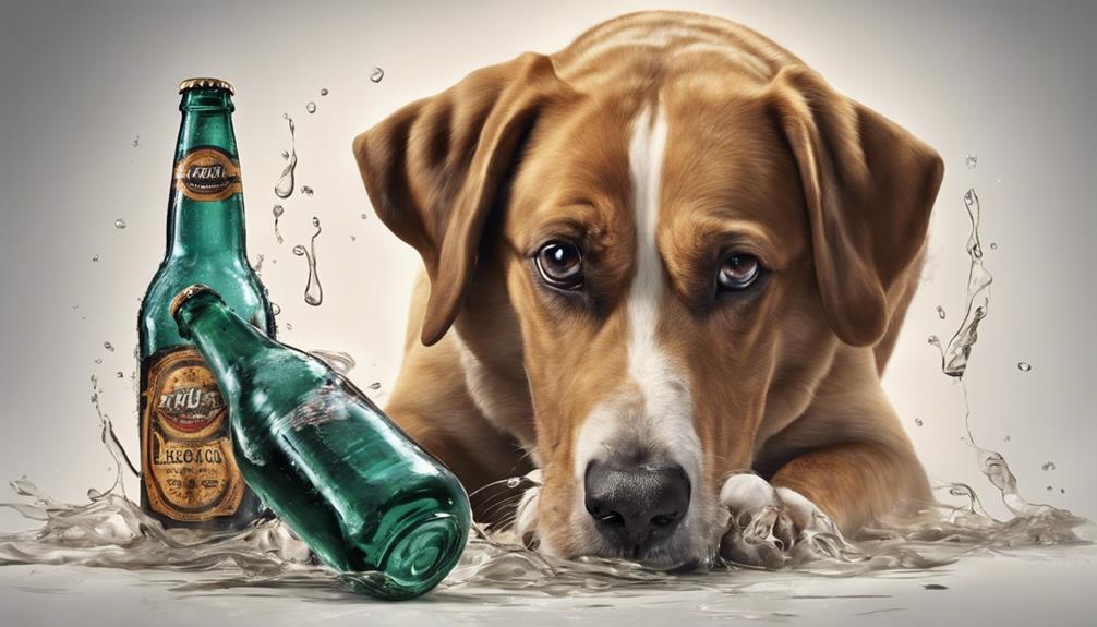 dog safety around beverages