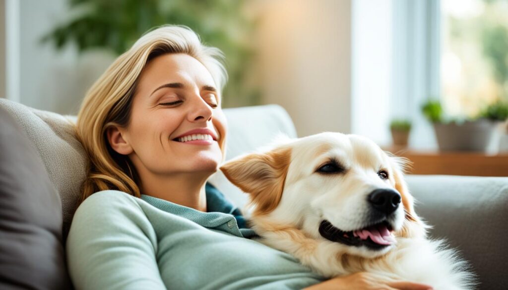 dogs boost mental health