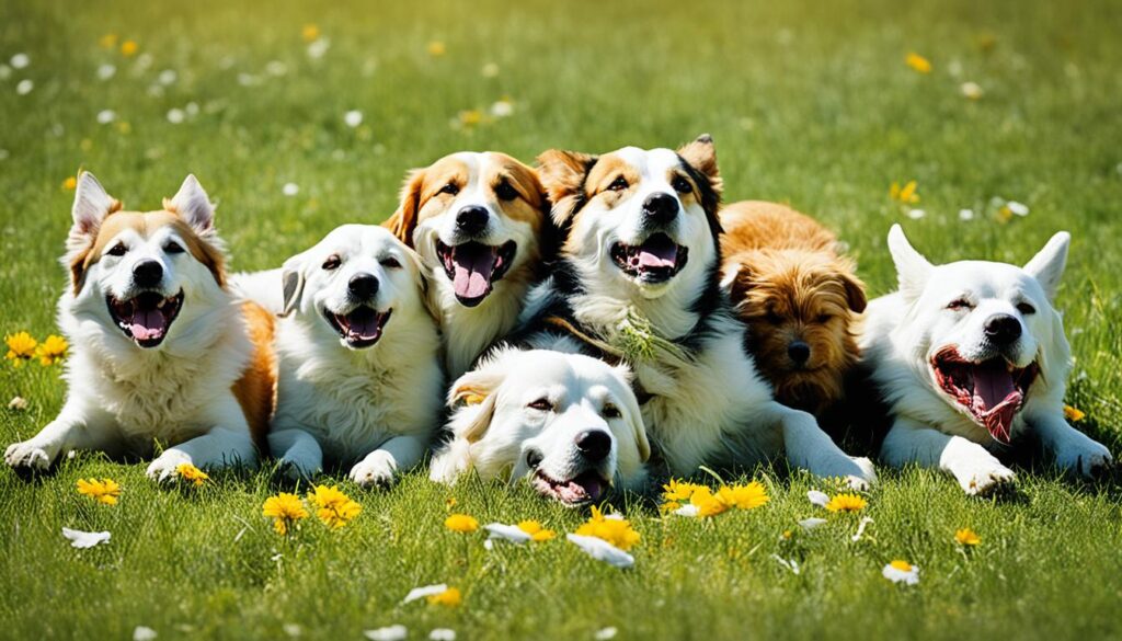dogs enjoying rolling in dead animals