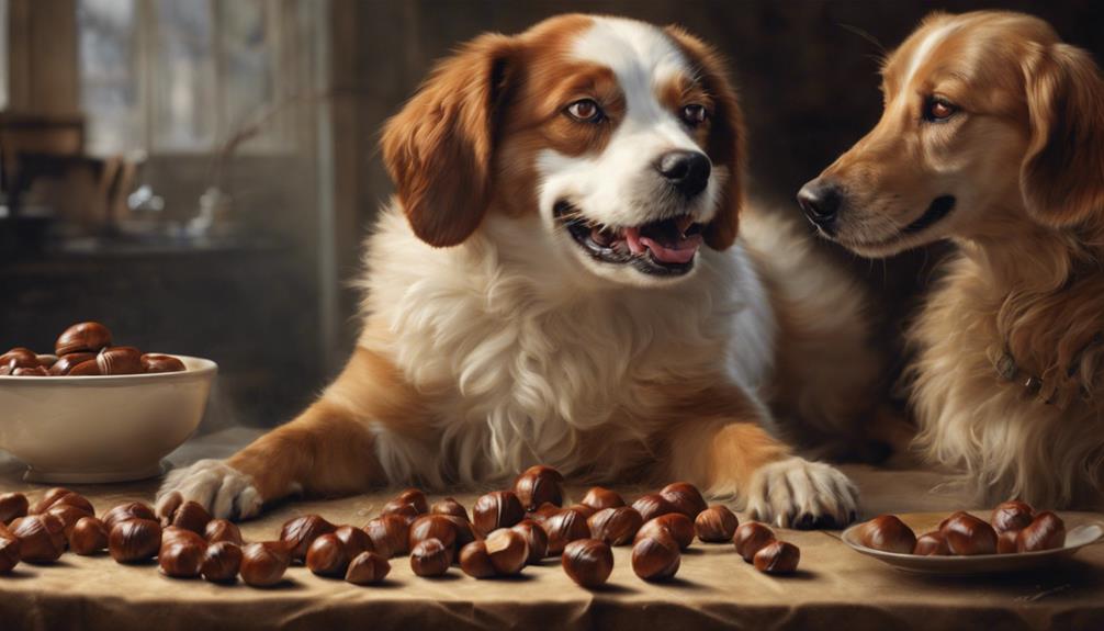 dogs and chestnut safety