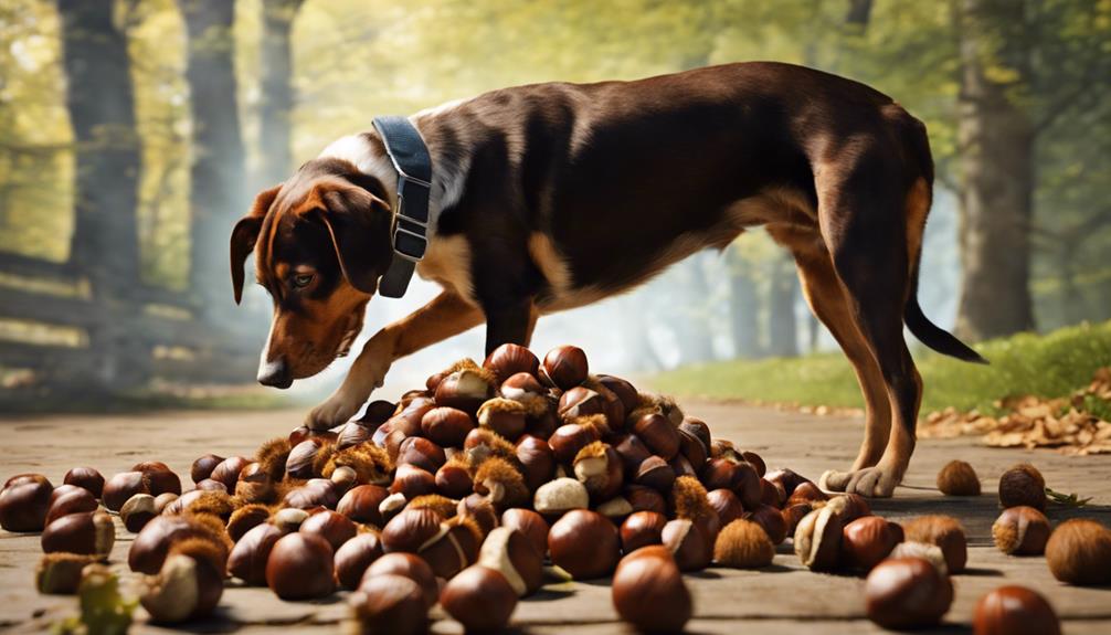 dogs and chestnuts danger