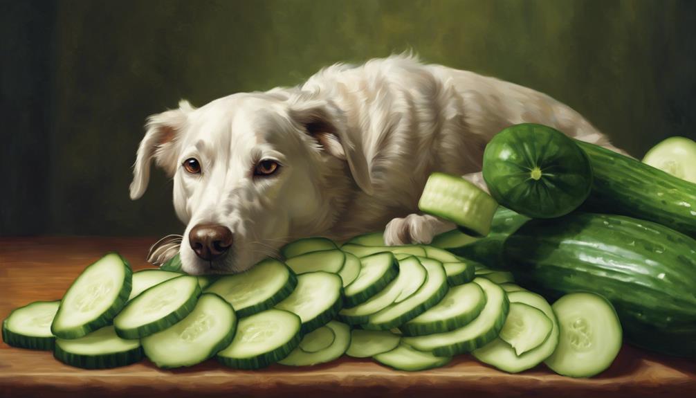 dogs and cucumbers snack