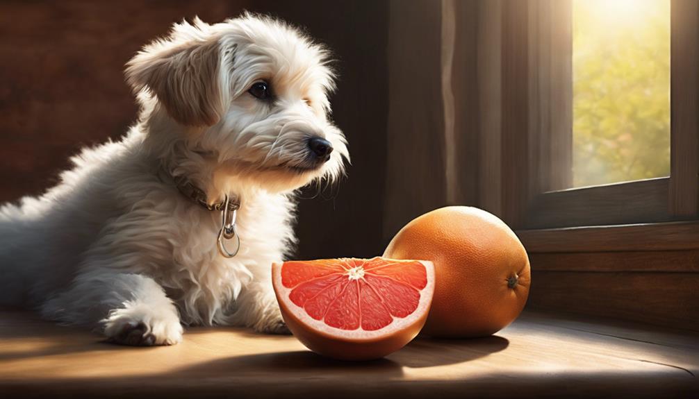 dogs and grapefruit information