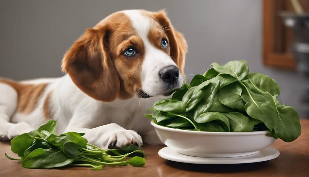 dogs and spinach safety