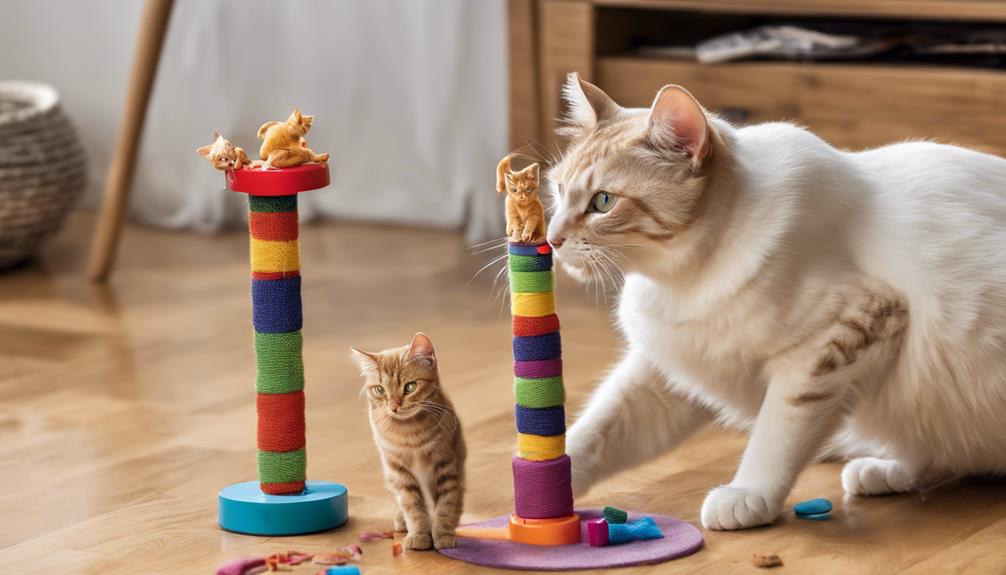 engaging cats with play