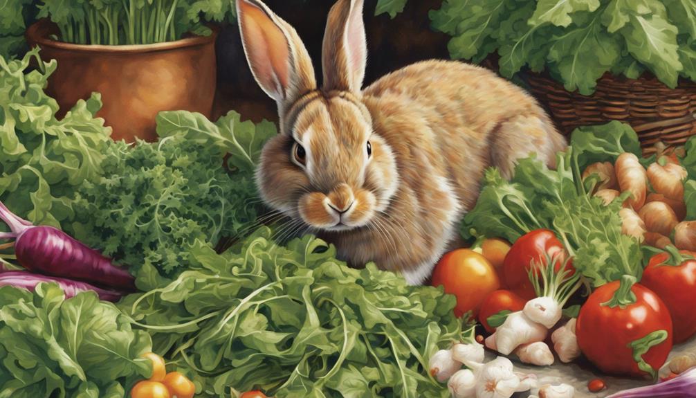 expanding rabbit s diet with arugula