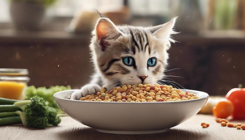 feeding cats breakfast cereal