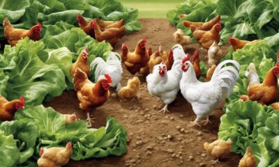 feeding chickens romaine lettuce
