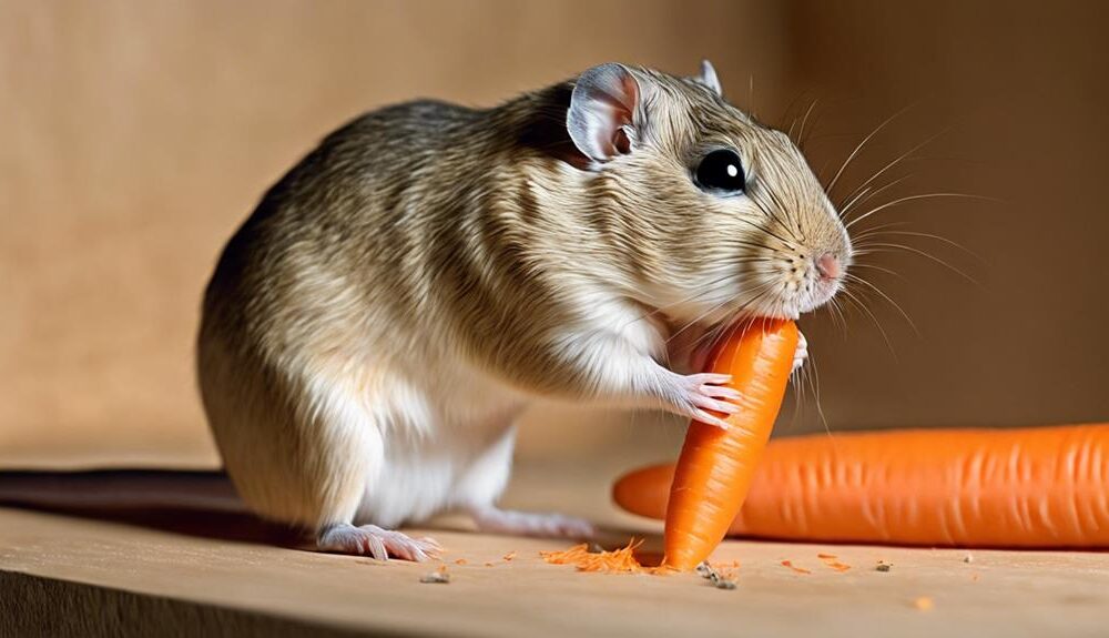feeding gerbils carrots safely