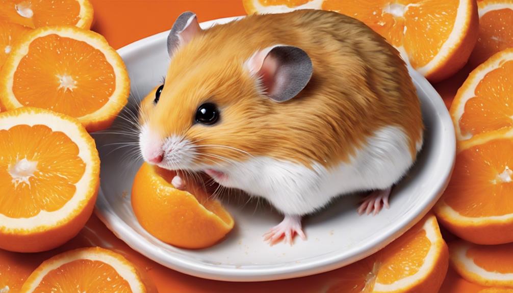 feeding hamsters oranges safely
