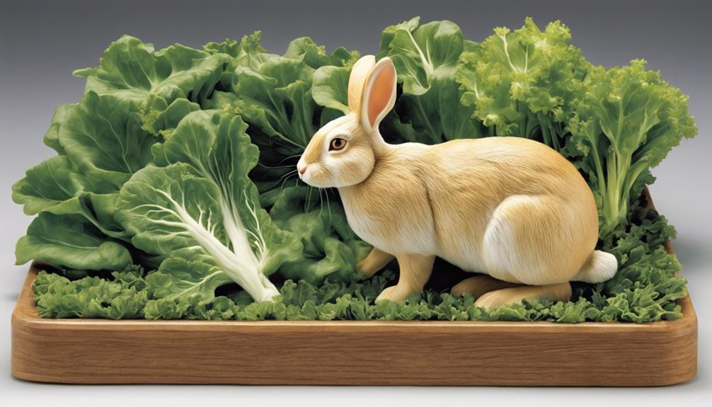 feeding mustard greens to rabbits