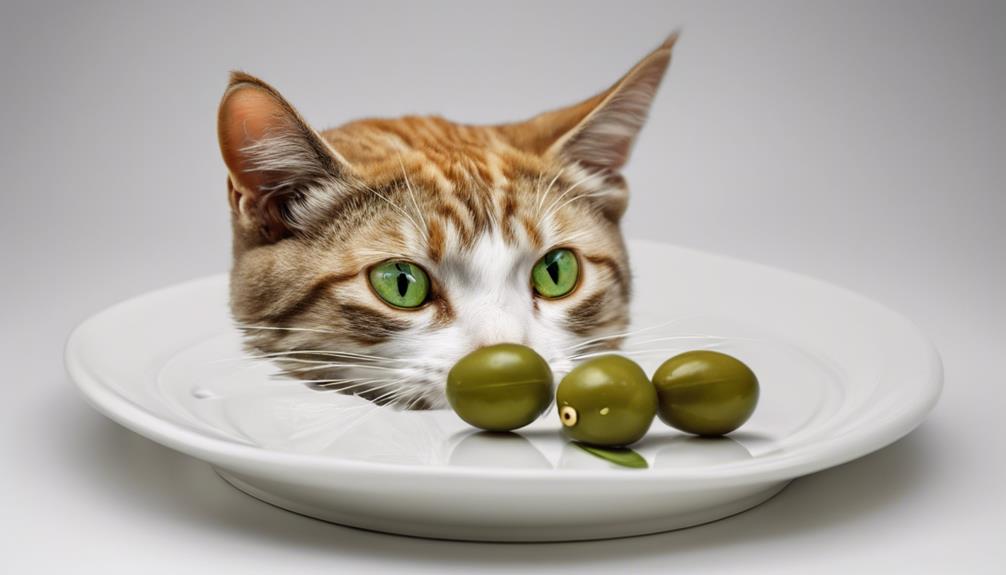 feeding olives to cats