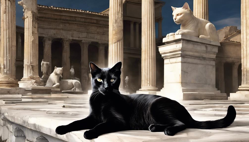 feline companions in ancient rome