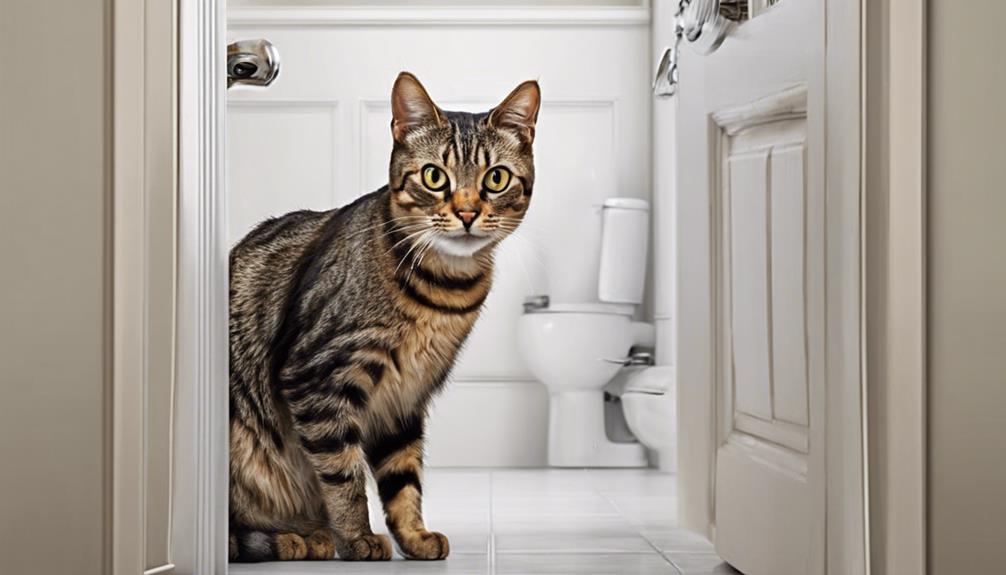 feline thoughts on bathroom