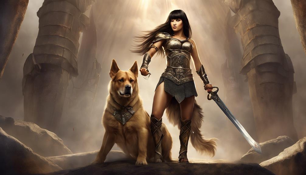 fierce female warrior character